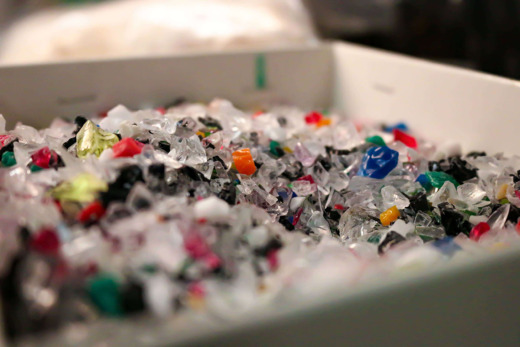 Coloured recycled acrylic chip in a box for Corporate Gifts