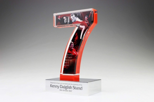 Kenny dalglish no.7 acrylic award 1