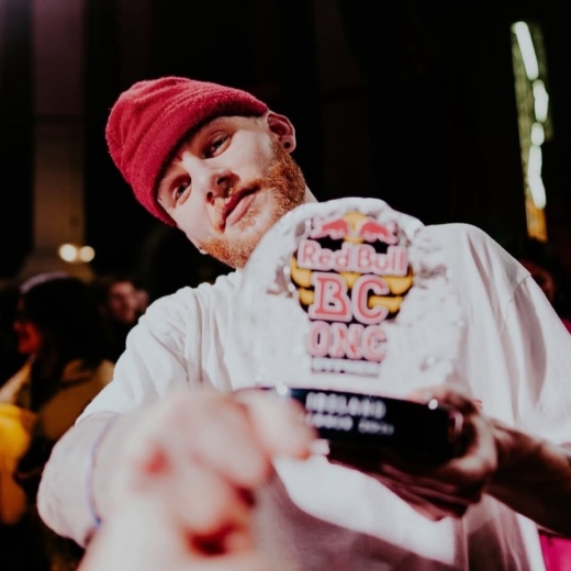 Custom acrylic award red bull bc one cypher winner