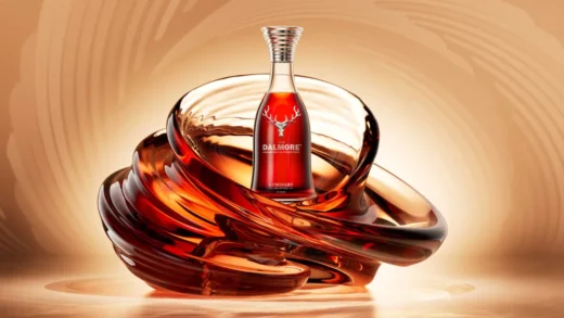 Luxury custom acrylic bottle display manufactured for premium drinks branding