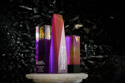 Collection of premium custom acrylic awards with polished finishes